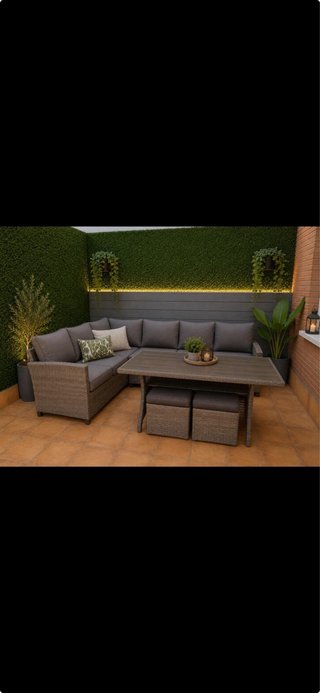 Conjunto rinconera exterior