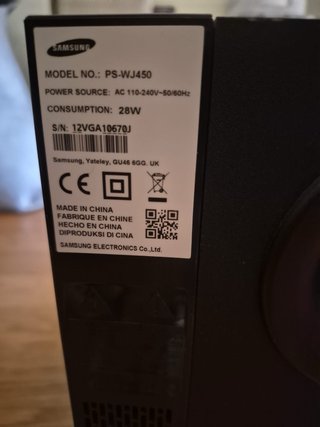 Barra de Sonido Samsung con Subwoofer