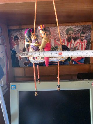 Artesanía turca: Marioneta de caballo y jinete