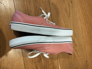 Zapatillas Vans rosas y blancas