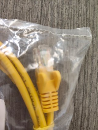 Cable de red Goobay CAT 5e amarillo 2m