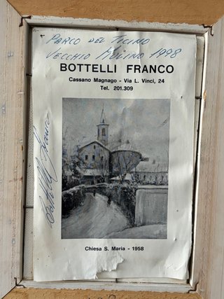 Quadro olio su tela Bottelli Franco