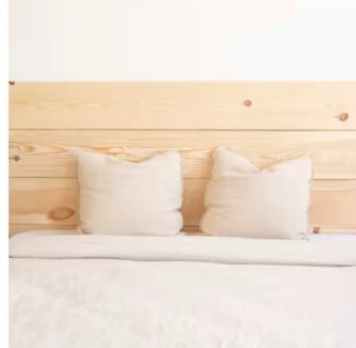 Cabecero de madera para cama