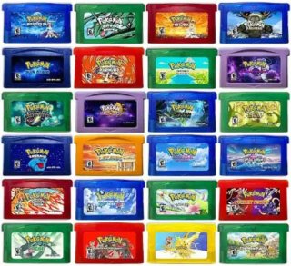 Cartuchos Pokémon GBA Fan Games