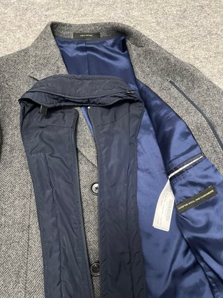 Abrigo Massimo Dutti Gris Talla 48