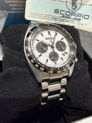 Reloj Seiko Speedtimer Prospex Chrono Panda SSC813