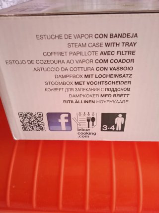 Estuche Vapor Lekue 4 personas