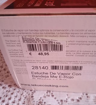Estuche Vapor Lekue 4 personas