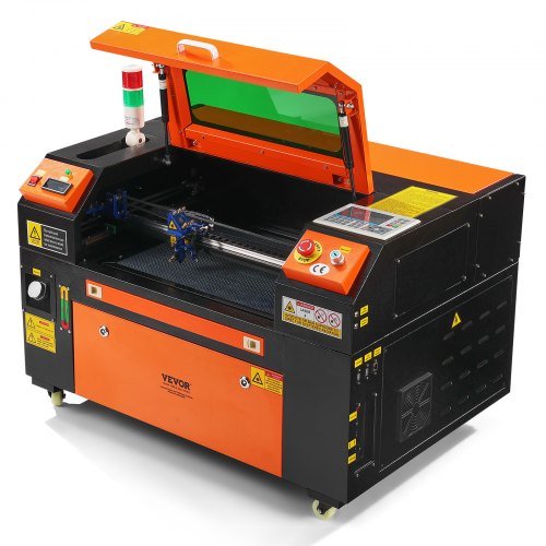 Grabador láser CO2 de 50W, 30 x 51 cm (12 x 20 in), máquina cortadora láser de 500 mm/s (19.7 IPS) con asistencia de aire de doble paso, compatible con LightBurn, CorelDRAW, AutoCAD, Windows, Mac ...