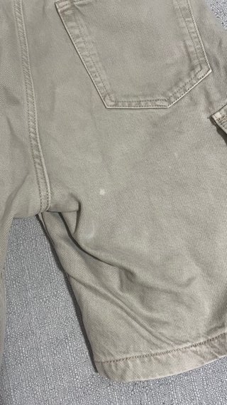 Zara Cargo Shorts Beige