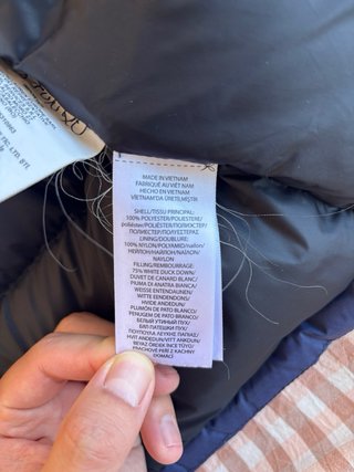Plumífero Ralph Lauren Talle XL 18-20 Azul Marino