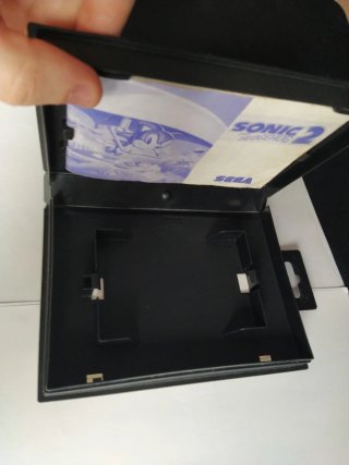 Sonic 2 Caja y Manual Sega Master System