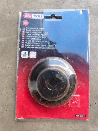 Llave filtro aceite KS Tools 3/8 65mm
