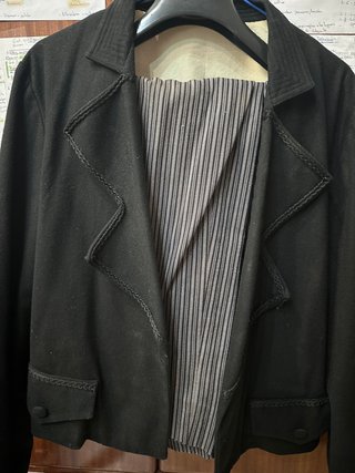 Traje Alicantina y Zaragüel Negro/Gris