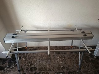 Mesa plegable aluminio con bolsa