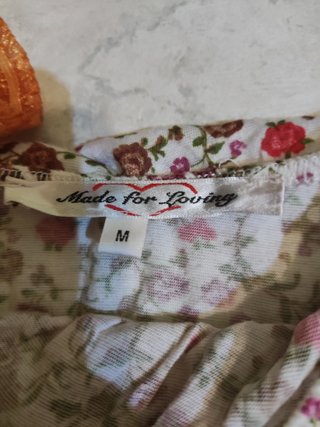 Canotta floreale 100% cotone Made for Loving