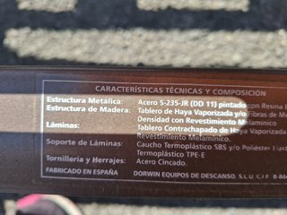 Somier Dorwin metálico (4 unidades)