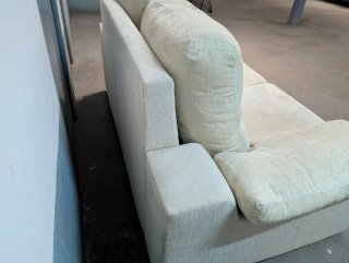 Sofá grande 2 plazas beige