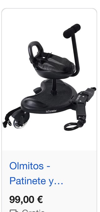 Patinete para carrito de bebé