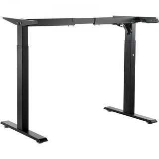 Marco de Escritorio de Pie, Altura Ajustable de 70-117 cm y Longitud de 95-158 cm, Patas de Escritorio Eléctrico de Pie para Computadora, Base Ergonómica de Estación de Trabajo DIY para Hogar y Of...