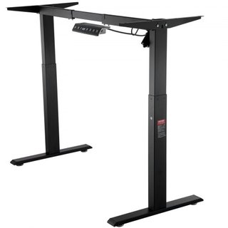 Marco de Escritorio de Pie, Altura Ajustable de 70-117 cm y Longitud de 95-158 cm, Patas de Escritorio Eléctrico de Pie para Computadora, Base Ergonómica de Estación de Trabajo DIY para Hogar y Of...