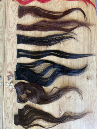 Extensiones de pelo natural. Vendo lote o separado