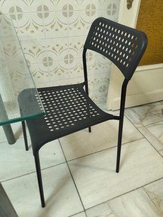 Mesa de cocina cristal y 4 sillas