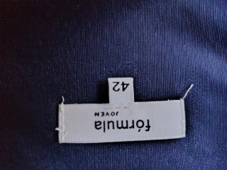Vestido azul con lunares de El corte inglés