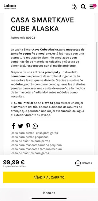 Caseta perro exterior Loboo