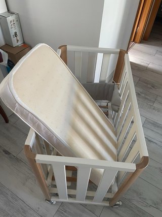 Mini Cuna DOCO Madera Blanca