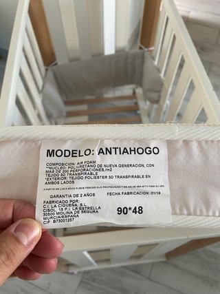 Mini Cuna DOCO Madera Blanca