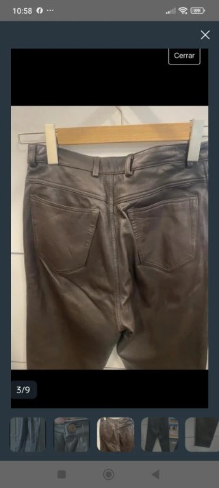 Pantalón de cuero