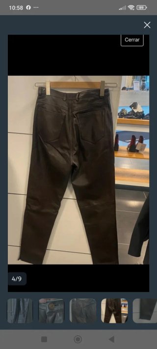 Pantalón de cuero