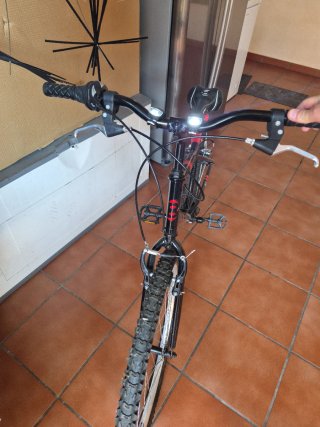 Bicicleta B Pro 26 Negra y Roja