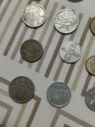 Lote de monedas de pesetas