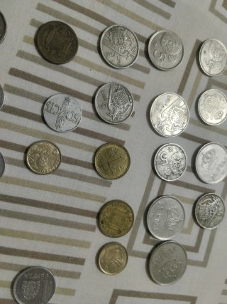 Lote de monedas de pesetas