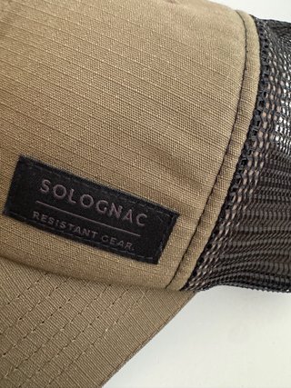 Gorra Solognac Trucker Marrón (Beige) y Negra