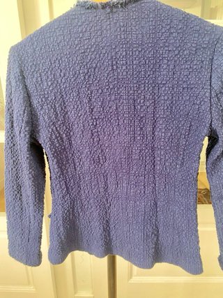 Chaqueta Adolfo Dominguez Tweed Azul
