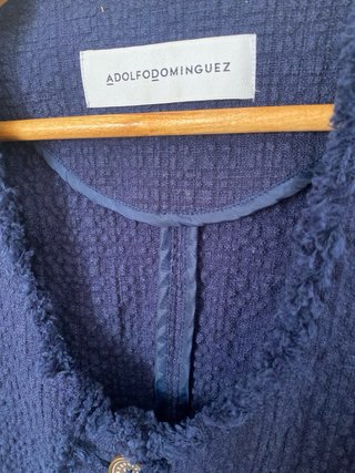 Chaqueta Adolfo Dominguez Tweed Azul