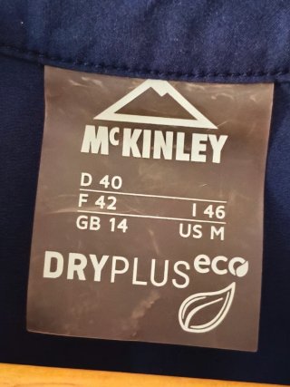 Blusa sin mangas McKinley azul/gris  Talla XL