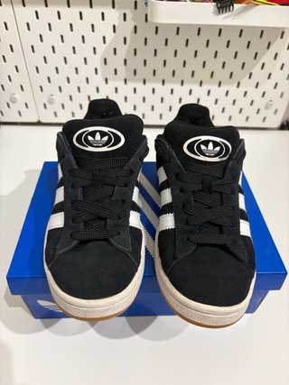 Adidas Campus Negras Talla 38 y dos tercios