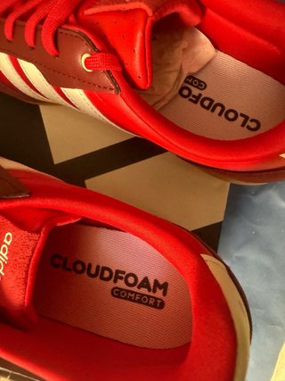 Adidas BarreDA LO Zapatillas Mujer Rojas Blancas