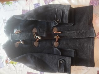 Abrigo trenca Zara azul