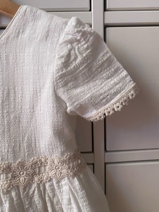 Vestido de ceremonia blanco niña