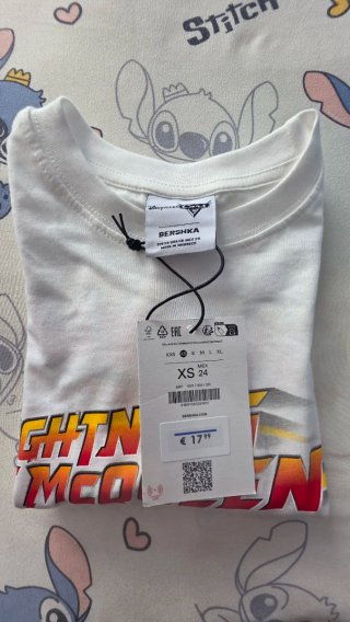 Camiseta Lightning McQueen Cars Bershka Talla XS