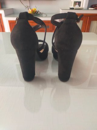 Sandalias de tacón Prisska negras talla 39