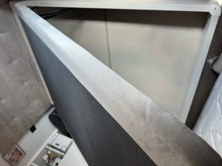 Canapé abatible blanco madera 150x190.