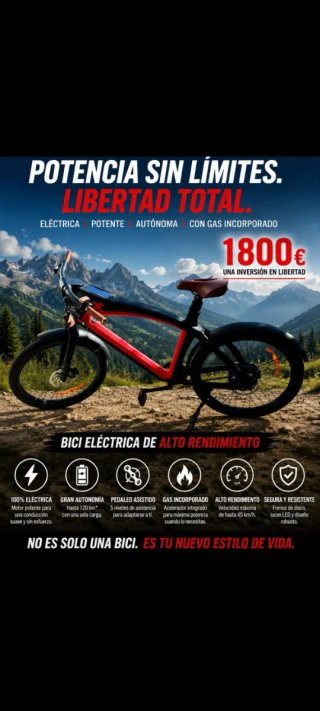 Bici Eléctrica Rayvolt - Potenza e Autonomia