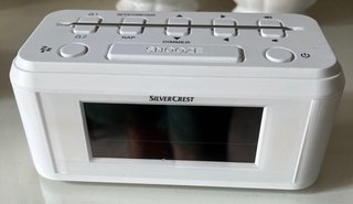Reloj Despertador Digital Silvercrest Blanco