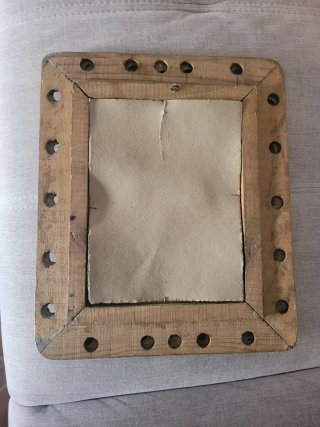 Marco antiguo madera dorado